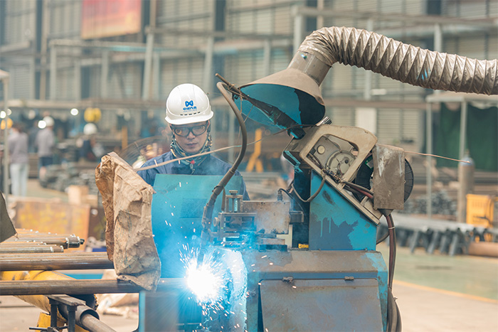 红桥网架自动化焊接