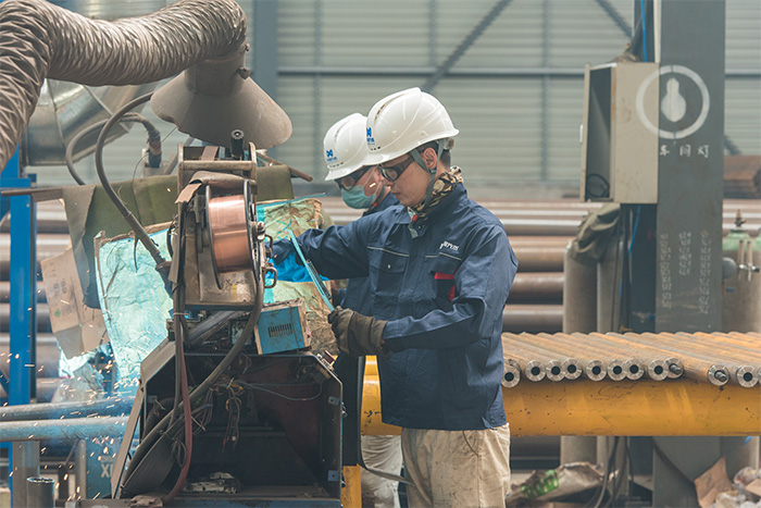 红桥网架自动化焊接